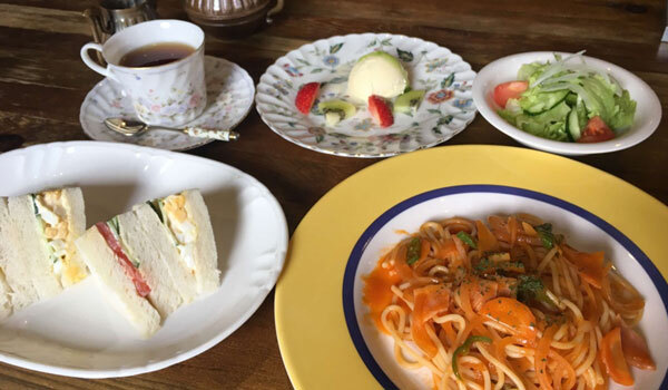 茨城県境町のカフェ：珈琲四季の料理