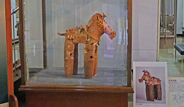 茨城県の境町歴史民俗資料館の馬型埴輪